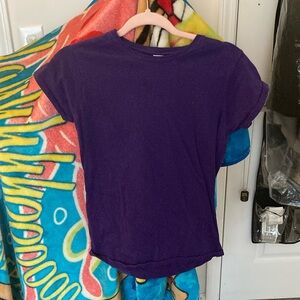 Purple gildan shirt worn only once
